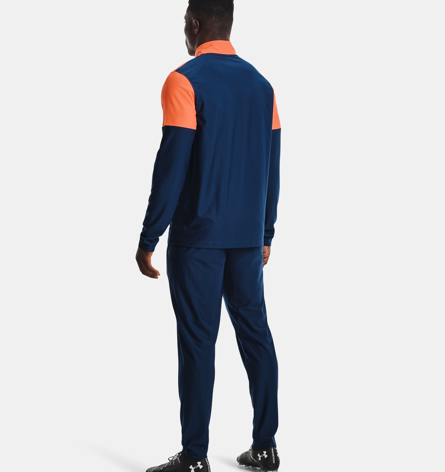 Tracksuit with Jacket and Joggers Under Armour Challenger II Knit Warm-Up Complete Sportswear Set Men 
